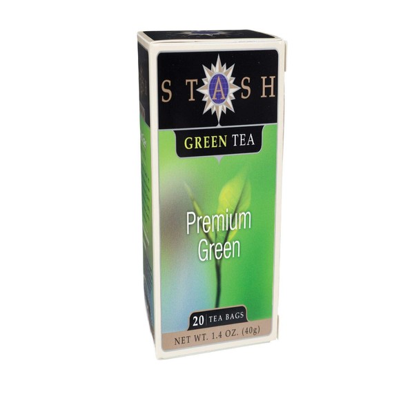 Stash Premium Green Tea, 20 Tea Bags Per Box