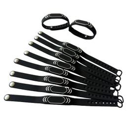 10PCS NFC tag Wristband RFID 125KHz inductive ID Wristband RFID Waterproof Access Management Wristband