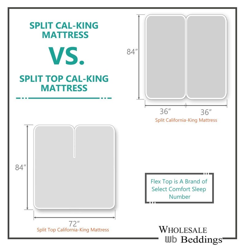 Abripedic Solid 300-Thread-Count, 100-Percent Cotton Percale, Breathable Crispy Split-California-King Sheets