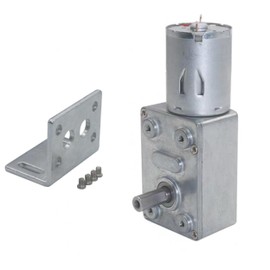 DC 12V High Torque Turbo Worm Electric Geared Motor Reduction Speed Reversible JGY-370 ﻿ (12V 66RPM)