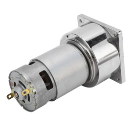 DC Geared Motor Self Locking Aluminum Alloy Shell Brass Coil Micro Turbine Worm Gear Motor DC24V 3.8A 70RPM 13.6KG.FCM