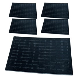 Harilla 5pcs Jewelry Holder Inserts for e Ear Display Pad Foam Insert Pad Pad Retail e Black