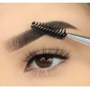 Duo Eyebrow Brush & Spoolie by Impora London. Flat, Angled