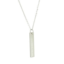 Meemaw Gifts from Grandchildren Bar Necklace Best Effin Meemaw Ever Silver-Tone Bar Charm Necklace