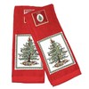 Spode Christmas Tree Kitchen Towel - Set of 2 (Red