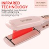 QUTOPEEN Fashion Pink Infrared 2 Inch Hair Straightener,2 Inch Wide