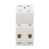 Power Socket 5 Hole 250V Durable Material Stable Sockets Safe
