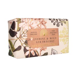 The English Soap Company, Jasmine & Wild Strawberry Soap Bar, Anniversary Collection 200 g.