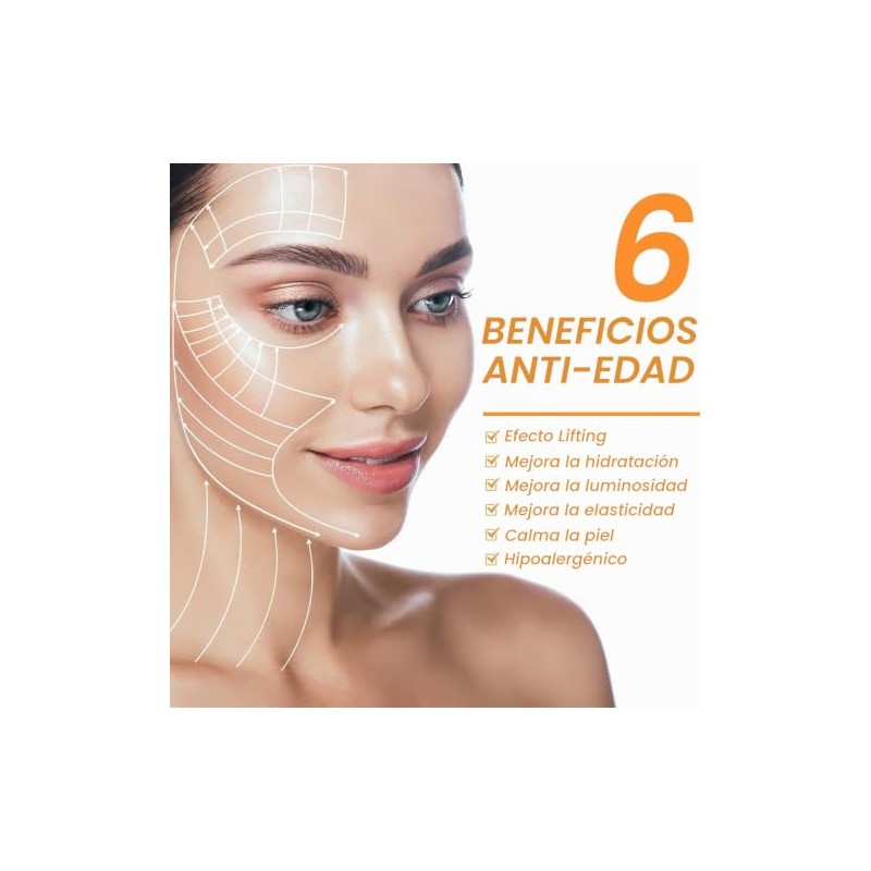 Bluemega Película Soluble de Colágeno Mascarilla para Ojos