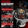 MITZONE Upgrade Aluminium Coolant Thermostat Housing Assembly Compatible with Chevy