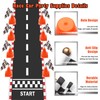 Windspeed Race Car Party Supplies, 38 Pcs Set: 24 Checkered