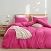 SSW HOMES Double Size Duvet Cover Sets (Pink) - 3