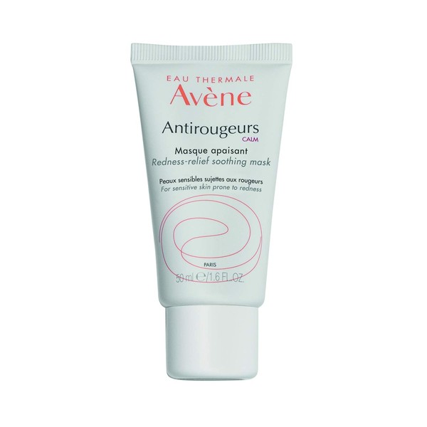 Eau Thermale Avene Antirougeurs CALM Soothing Repair Mask, Soothes Redness Prone Skin, Tinted Green, Hypoallergenic, 1.69 oz.