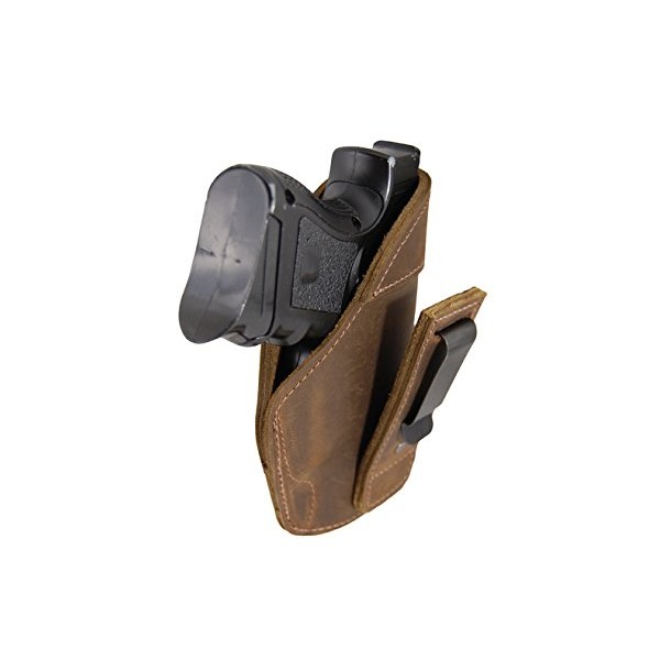 Barsony New Brown Leather Tuckable IWB Holster for SIG-SAUER P938 Right