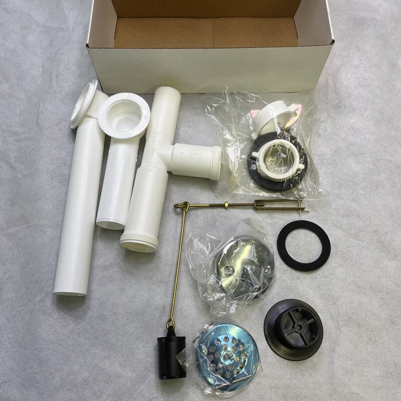 Plumb Pak 64W Polished Chrome Bath Drain Trip Lever Assembly