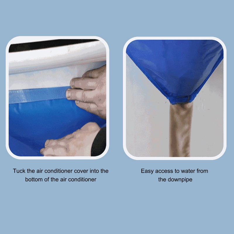 Air Conditioning Cleaning Cover Waterproof Leak Proof Thicken Double Layer