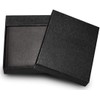 MUITON RFID Protection Bifold Leather Pocket ID Window-in Gift Box,