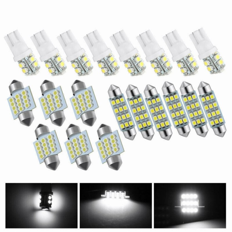 CA For Hyundai 40pcs LED Interior Lights Bulbs Kit Car