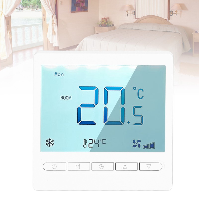 Programmable Thermostat High Accuracy Large Screen LCD Thermostat for Living
