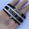 DOLON Blessed Be Bracelet Pentagram Star Charm Witch Gift Wiccan