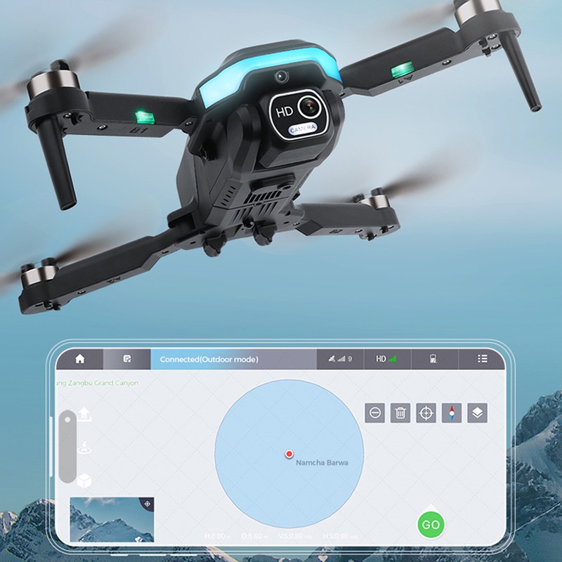 Foldable Drone Quadcopter RC Quadcopter Drone With 6K HD Dual