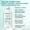 Garnier Micellar Water with Salicylic Acid, All-in-1 Mattifying Facial Cleanser