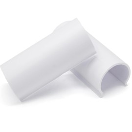 Opfiue 16-Pack Heavy-Duty ABS & PVC Clamps- Multi-Use for Greenhouses/Row Covers/Shelters/Bird Protection (fit 3/4 Inch Pipe)