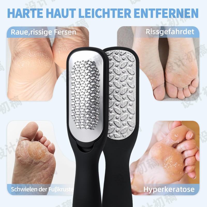Taliny 2 pieces: 2 in 1 callus remover and nano