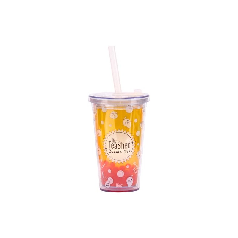 The Teashed Bubble Tea Cup & Straw Gift Set |
