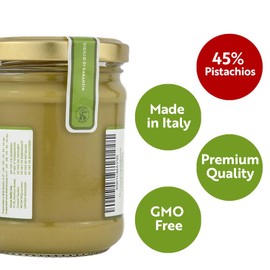 Veggy Duck Veggy Duck - Sweet Spreadable Pistachio Cream 400g (200g, Pack of 2) | With 45% Mediterranean Pistachios | Italian Artisan Food Gourmet | Suitable for Breakfasts & Desserts