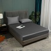 Luofanfei Fitted Sheet 140 x 200 cm, Grey Anthracite Box