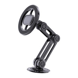 Magnetic Car Phone Holder, Flexible Angle Adjustment Dashboard Cell Phone Mount for