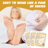 3 Paar Hornhaut Socken,Fußmaske,Feuchtigkeitsspendendes Fussmaske Socken,3 Paar Doppelhandmasken,Tiefe Feuchtigkeitsversorgung,Alte Abgestorbene