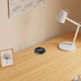 Desktop USB Power Grommet, Power Grommet with AC Outlets, Recessed Power Strip with USB Ports, Power Strip Socket with 2 USB Charging Ports for Conference Table