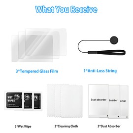 VOVMOEYA Digital Camera Screen Protector Compatible with Sony ZV-E10II/ZV-E10 markii/Alpha 7IV/a7IV/A7M4/Alpha 6700/a6700/Alpha ZV-E1/Alpha 7C II/A7C2/Alpha 7CR/A7CR with a