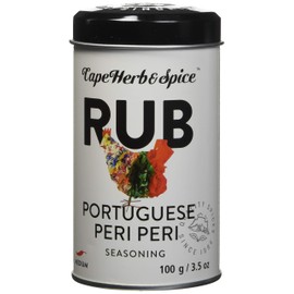 Cape Herb & Spice - Portuguese Peri-Peri Rub, No MSG, No Artificial Flavouring, Non-GMO, Halal, Vegan, 100g