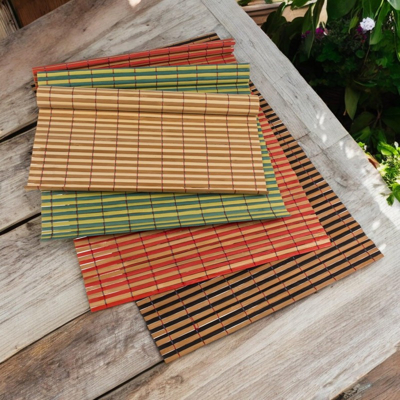 MIJOMA Bamboo Place Mats Set | 4 Pieces 30 x
