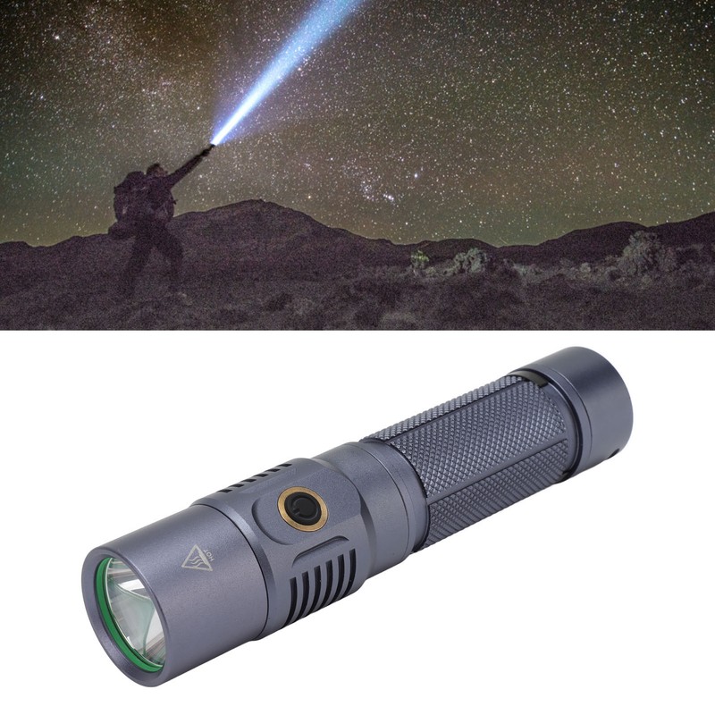 Super Bright Flashlight IPX7 Waterproof White Light Portable Rechargeable Flashlight