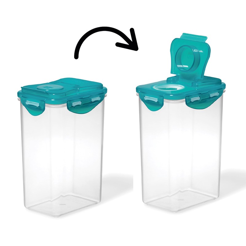 Starfrit LocknLock Plastic Pantry Container - 43oz/1.3L - Airtight -