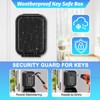 Faneam Key Safe with Number Code, Outdoor Key Box for