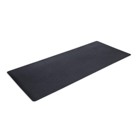 MotionTex Exercise Equipment Mat for Under Stationary Bike, Spin Bike, Exercise Bike, Treadmill, Fitness Equipment, Home Gym Floor Protection, 24" x 48", Black