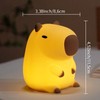 YuanDian Capybara Night Light - Adorable Silicone Lamp for Kids,