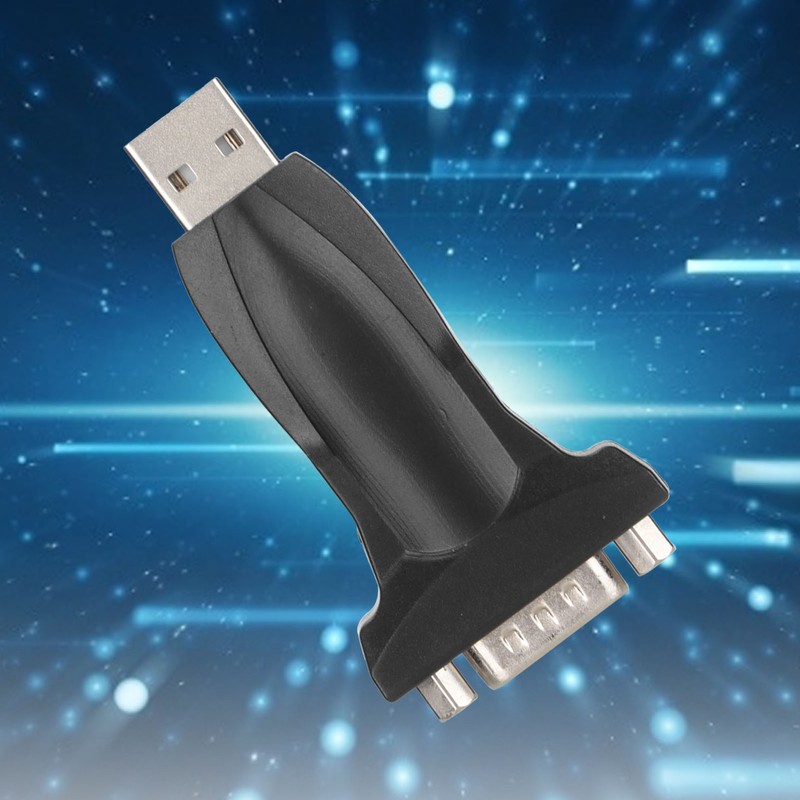 USB to RS232 Converter Male 9 Pin Serial Built In