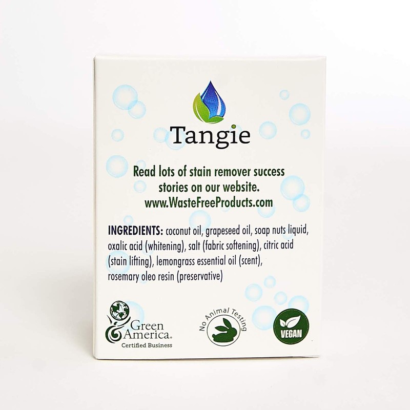 Natural stain remover laundry bar plastic-free