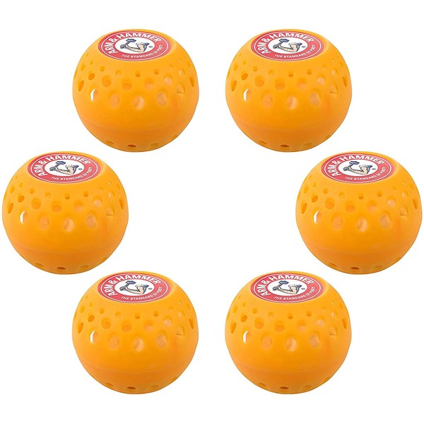 Arm & Hammer Odor Busterz Balls, 6 Pack, Orange, 6 Piece