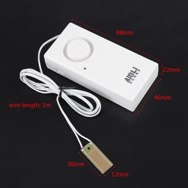 120 dB High Sensitivity Water Leak Sensor Alarm Detector Water Overflow Alarm for Leak Detection and Flood Alerts