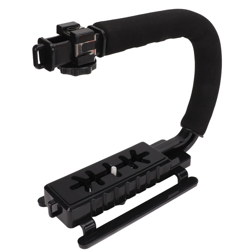 PULUZ U C Shape Video Action Stabilizing Handle Grip ABS