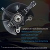 DOSKJOK Steering Knuckle Wheel Hub Bearing Assembly Front Left Driver