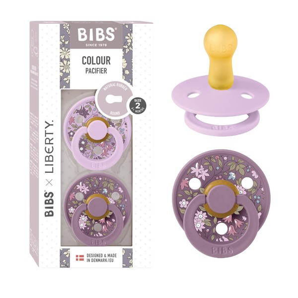 BIBS Liberty diseño Exclusivo 2 chupetes. Libre de BPA, Tetina
