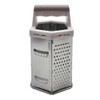 Six Sided Food Grater with Handle – Multi-Surface Metal Grater
